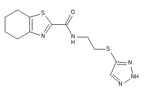 N-[2-(2H-triazol-4-ylthio)ethyl]-4,5,6,7-tetrahydro-1,3-benzothiazole-2-carboxamide