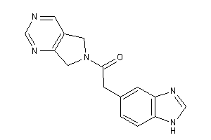 2-(1H-benzimidazol-5-yl)-1-(5,7-dihydropyrrolo[3,4-d]pyrimidin-6-yl)ethanone