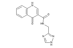 4-keto-N-(1H-1,2,4-triazol-3-ylmethyl)-1H-quinoline-3-carboxamide