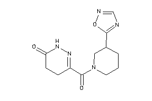 3-[3-(1,2,4-oxadiazol-5-yl)piperidine-1-carbonyl]-4,5-dihydro-1H-pyridazin-6-one