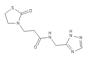 3-(2-ketothiazolidin-3-yl)-N-(1H-1,2,4-triazol-5-ylmethyl)propionamide