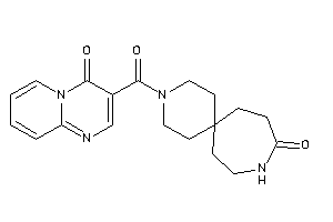 Image of 3-(4-ketopyrido[1,2-a]pyrimidine-3-carbonyl)-3,10-diazaspiro[5.6]dodecan-9-one