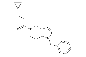 Image of 1-(1-benzyl-6,7-dihydro-4H-pyrazolo[4,3-c]pyridin-5-yl)-3-cyclopropyl-propan-1-one