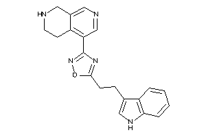 5-[2-(1H-indol-3-yl)ethyl]-3-(5,6,7,8-tetrahydro-2,7-naphthyridin-4-yl)-1,2,4-oxadiazole