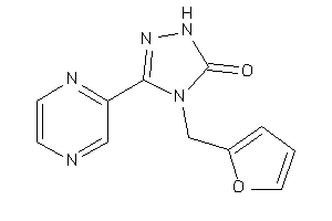 4-(2-furfuryl)-3-pyrazin-2-yl-1H-1,2,4-triazol-5-one