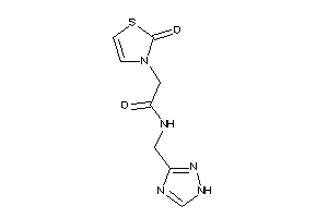 2-(2-keto-4-thiazolin-3-yl)-N-(1H-1,2,4-triazol-3-ylmethyl)acetamide