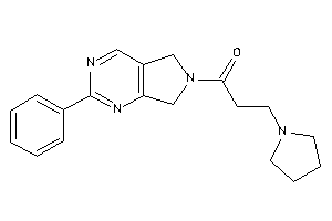 1-(2-phenyl-5,7-dihydropyrrolo[3,4-d]pyrimidin-6-yl)-3-pyrrolidino-propan-1-one