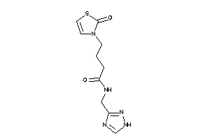 4-(2-keto-4-thiazolin-3-yl)-N-(1H-1,2,4-triazol-3-ylmethyl)butyramide