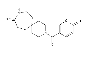 3-(6-ketopyran-3-carbonyl)-3,10-diazaspiro[5.6]dodecan-9-one