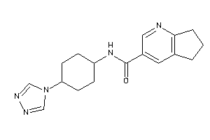 N-[4-(1,2,4-triazol-4-yl)cyclohexyl]-1-pyrindan-3-carboxamide