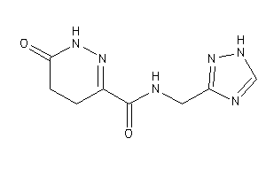 6-keto-N-(1H-1,2,4-triazol-3-ylmethyl)-4,5-dihydro-1H-pyridazine-3-carboxamide