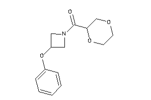 1,4-dioxan-2-yl-(3-phenoxyazetidin-1-yl)methanone