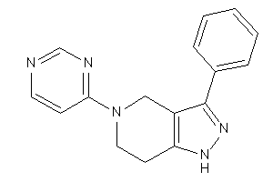 3-phenyl-5-(4-pyrimidyl)-1,4,6,7-tetrahydropyrazolo[4,3-c]pyridine