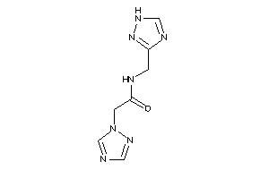 2-(1,2,4-triazol-1-yl)-N-(1H-1,2,4-triazol-3-ylmethyl)acetamide