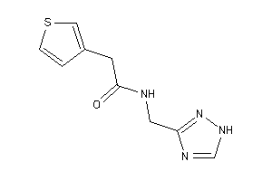 2-(3-thienyl)-N-(1H-1,2,4-triazol-3-ylmethyl)acetamide