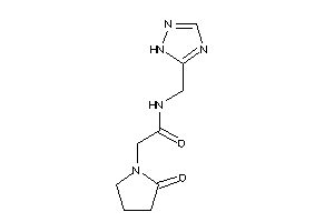 2-(2-ketopyrrolidino)-N-(1H-1,2,4-triazol-5-ylmethyl)acetamide