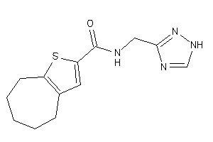 Image of N-(1H-1,2,4-triazol-3-ylmethyl)-5,6,7,8-tetrahydro-4H-cyclohepta[b]thiophene-2-carboxamide