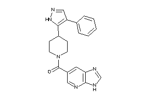 3H-imidazo[4,5-b]pyridin-6-yl-[4-(4-phenyl-1H-pyrazol-5-yl)piperidino]methanone