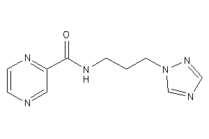 N-[3-(1,2,4-triazol-1-yl)propyl]pyrazinamide