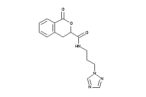 1-keto-N-[3-(1,2,4-triazol-1-yl)propyl]isochroman-3-carboxamide