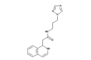 Image of 2-(1,2-dihydroisoquinolin-1-yl)-N-[3-(1,2,4-triazol-1-yl)propyl]acetamide