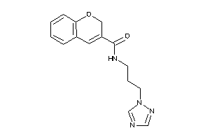N-[3-(1,2,4-triazol-1-yl)propyl]-2H-chromene-3-carboxamide