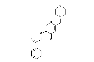 5-phenacyloxy-2-(thiomorpholinomethyl)pyran-4-one