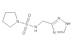 N-(1H-1,2,4-triazol-3-ylmethyl)pyrrolidine-1-sulfonamide