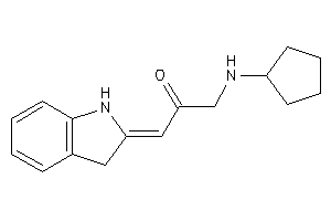 Image of 1-(cyclopentylamino)-3-indolin-2-ylidene-acetone