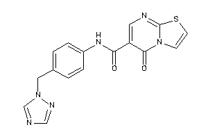 5-keto-N-[4-(1,2,4-triazol-1-ylmethyl)phenyl]thiazolo[3,2-a]pyrimidine-6-carboxamide