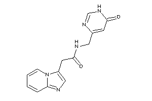 2-imidazo[1,2-a]pyridin-3-yl-N-[(6-keto-1H-pyrimidin-4-yl)methyl]acetamide