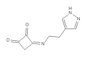 3-[2-(1H-pyrazol-4-yl)ethylimino]cyclobutane-1,2-quinone