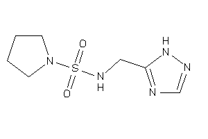 N-(1H-1,2,4-triazol-5-ylmethyl)pyrrolidine-1-sulfonamide