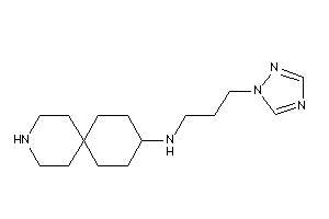 9-azaspiro[5.5]undecan-3-yl-[3-(1,2,4-triazol-1-yl)propyl]amine