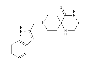 9-(1H-indol-2-ylmethyl)-1,4,9-triazaspiro[5.5]undecan-5-one