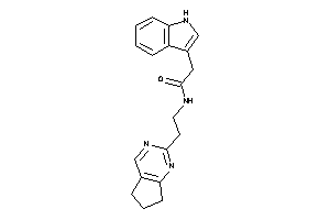 N-[2-(6,7-dihydro-5H-cyclopenta[d]pyrimidin-2-yl)ethyl]-2-(1H-indol-3-yl)acetamide