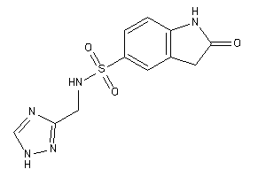 2-keto-N-(1H-1,2,4-triazol-3-ylmethyl)indoline-5-sulfonamide