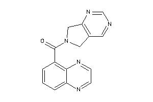 5,7-dihydropyrrolo[3,4-d]pyrimidin-6-yl(quinoxalin-5-yl)methanone