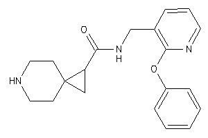 N-[(2-phenoxy-3-pyridyl)methyl]-6-azaspiro[2.5]octane-2-carboxamide