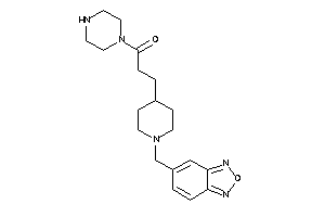 Image of 3-[1-(benzofurazan-5-ylmethyl)-4-piperidyl]-1-piperazino-propan-1-one