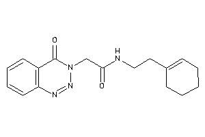 N-(2-cyclohexen-1-ylethyl)-2-(4-keto-1,2,3-benzotriazin-3-yl)acetamide