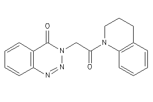 3-[2-(3,4-dihydro-2H-quinolin-1-yl)-2-keto-ethyl]-1,2,3-benzotriazin-4-one