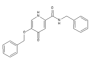 5-benzoxy-N-benzyl-4-keto-1H-pyridine-2-carboxamide