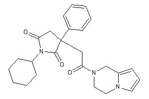 1-cyclohexyl-3-[2-(3,4-dihydro-1H-pyrrolo[1,2-a]pyrazin-2-yl)-2-keto-ethyl]-3-phenyl-pyrrolidine-2,5-quinone