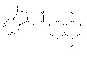 2-[2-(1H-indol-3-yl)acetyl]-1,3,4,7,8,9a-hexahydropyrazino[1,2-a]pyrazine-6,9-quinone