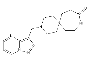 Image of 3-(pyrazolo[1,5-a]pyrimidin-3-ylmethyl)-3,10-diazaspiro[5.6]dodecan-9-one