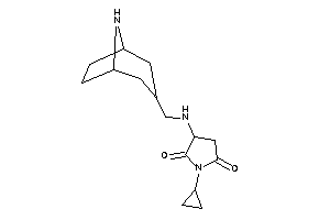 3-(8-azabicyclo[3.2.1]octan-3-ylmethylamino)-1-cyclopropyl-pyrrolidine-2,5-quinone