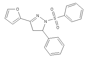 1-besyl-3-(2-furyl)-5-phenyl-2-pyrazoline