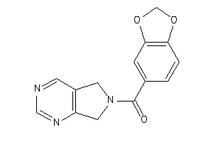 1,3-benzodioxol-5-yl(5,7-dihydropyrrolo[3,4-d]pyrimidin-6-yl)methanone