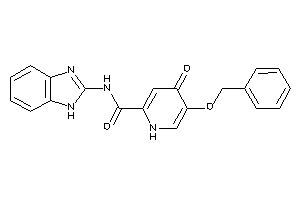 N-(1H-benzimidazol-2-yl)-5-benzoxy-4-keto-1H-pyridine-2-carboxamide